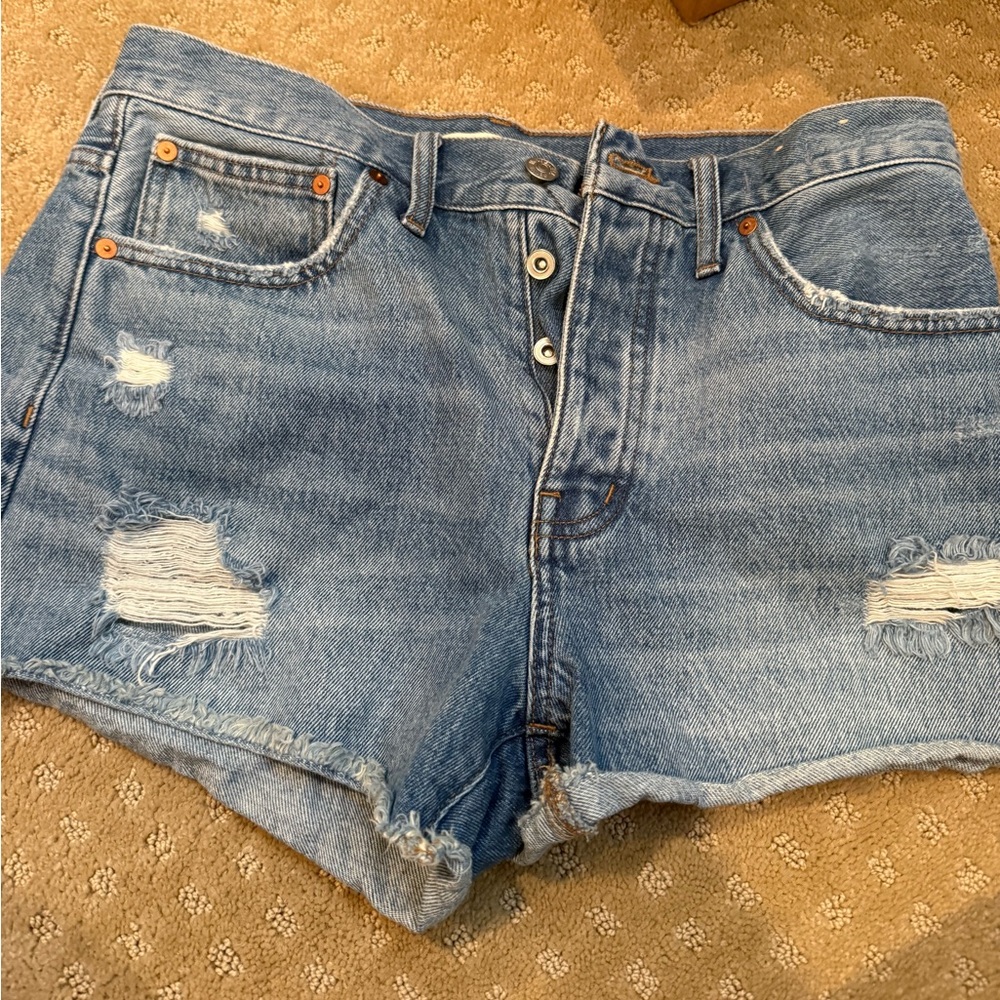 MADEWELL Relaxed Fit Denim Shorts size 27